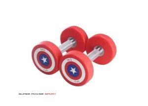 captain america dumbbells ( 2 قطعة )